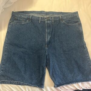 Wrangler Men's Dark Blue Denim Shorts